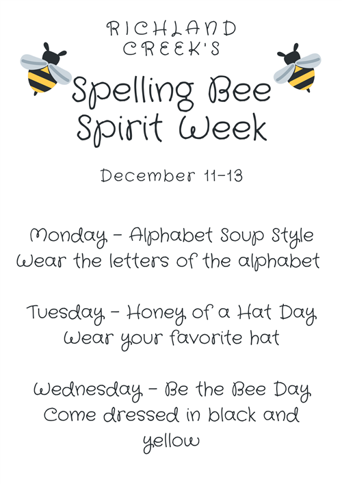spelling bee spirit week